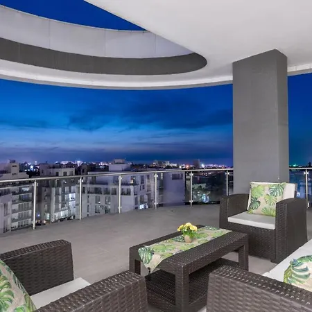 公寓 Luxury Full Sea & Mountain View Penthouses 凯里尼亚